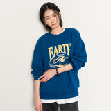 UNISEX EARTH グラフィックオーバースウェット[ブルー]