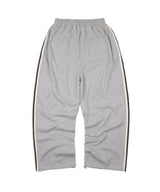 Track Line Pintuck Sweatpants - Gray