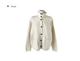 Mayo Pocket Loose Fit High Neck Knit Cardigan