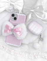 heart lace airpods/buds case