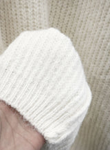 Roto Loose Fit Knit Off-Shoulder Top