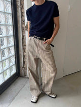 Essential muscle crop half knit(5color)