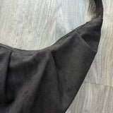 Ruched Crescent Shoulder Bag