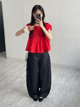 647 Suspender Selvedge Balloon Fit Denim Pants