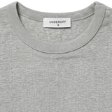 ストレッチコットンスリムショートスリーブTシャツロマンティック メランジ