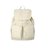 FLAP STRING BACKPACK / BUTTER