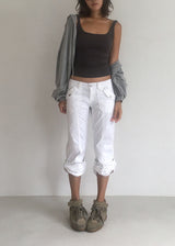 2WAY CAPRI BOOTS CUT PANTS