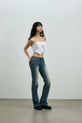 ARI RIBBON BUSTIER / WHITE