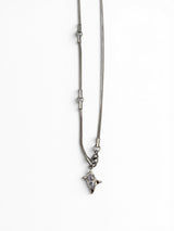y2k Crystal Star Snake Chain Necklace