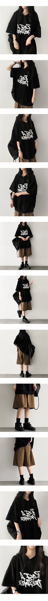 TV boxy fit short-sleeved after-sleeved