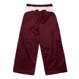 25SS ONE POINT LOGO COLORING WIDE TRACK PANTS BURGUNDY