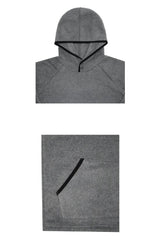 FLEECE FINGER-HOLE HOOD TOP