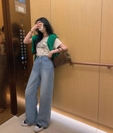 セイムデイシッピング [New Spring Product 10%] [BELLIDE MADE] オーシャンワイドデニムパンツ