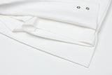  Eyelet slit skirt (white)