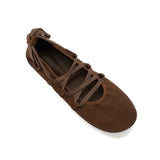 Blessed 0001. Lace-Up Flats - 3colors