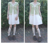 button knit cardigan
