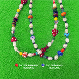 Toy mushroom Necklace