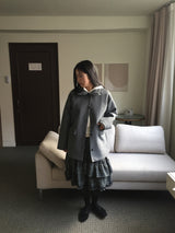 Gotham Check Frill Skirt (2color)