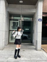 ハートロックカットアウトTシャツ