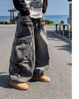 カレンバルーンデニムカーゴパンツ