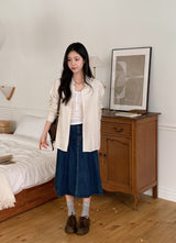 #YP Stripe Loose Fit Shirt (3color)