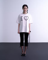 Button Love T-shirt (White)