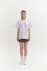 Ribbon Boxy T Purple