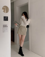 Worth lace mini skirt