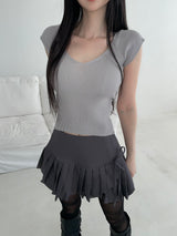  village v-neck top(2 color)