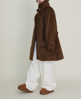 バルマカンシングルアルパカハーフコート (Wool Coat/Winter Coat)