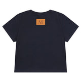 グリフクロスソウルレタリングロゴクロップハーフT