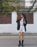 Mining knit shoulder bag