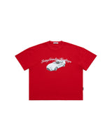 DirtyCoins Hustling Boxy T-Shirt Red