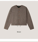 [Unisex] Bocasi crop cardigan(4color)
