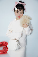 DEDEE DOLL KEY RING_MILKTEA BEIGE