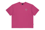 VOLUME LOGO FLOWER TEE SHIRT