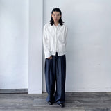 Midnight Navy Extra-Wide Trousers