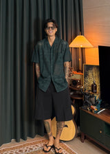 オーバーフィットバミューダバックバンディングスラックスショーツ 3COLOR