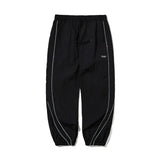 LIGHTWEIGHT LOGO JOGGER PANTS BLACK/BURGUNDY