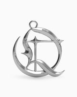 ブラックレターチャーム - Q