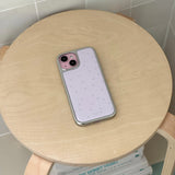 PINK STAR Silver Epoxy Case
