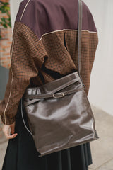 TWAIN_Oil Leather Ver. Dark gray
