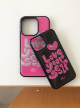 [MADE] Love Your Self Epoxy Bumper Case (Black)