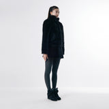 Hairy chain fur jacket 001