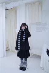 Bonju double half hood coat (2color)