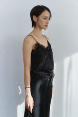Rhombus line necklace