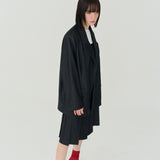 OVERFIT UNBAL SINGLE JACKET (BLACK)