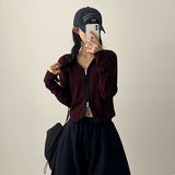 Styストライプツーウェイスリムフーデッドジップアップ
