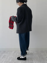 [Brushed Lining] 575 wide denim pants