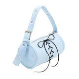 2ウェイベルティドストラップバーレルバッグ スモール_LIGHT WASH DENIM